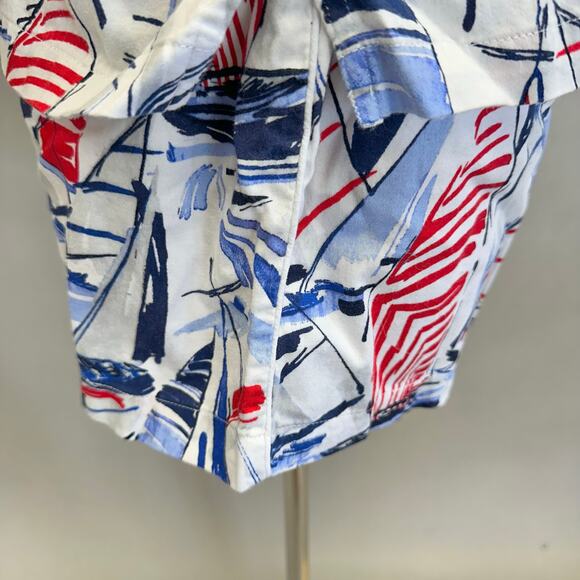 Lauren Ralph Lauren sailboat cotton short sleeve top/shorts pajama set Medium - Picture 13 of 15